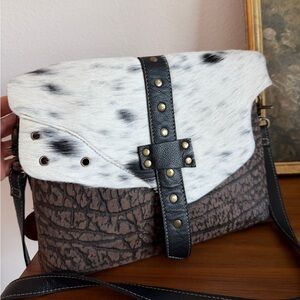 Myra Bag Cowhide & Leather Crossbody Purse